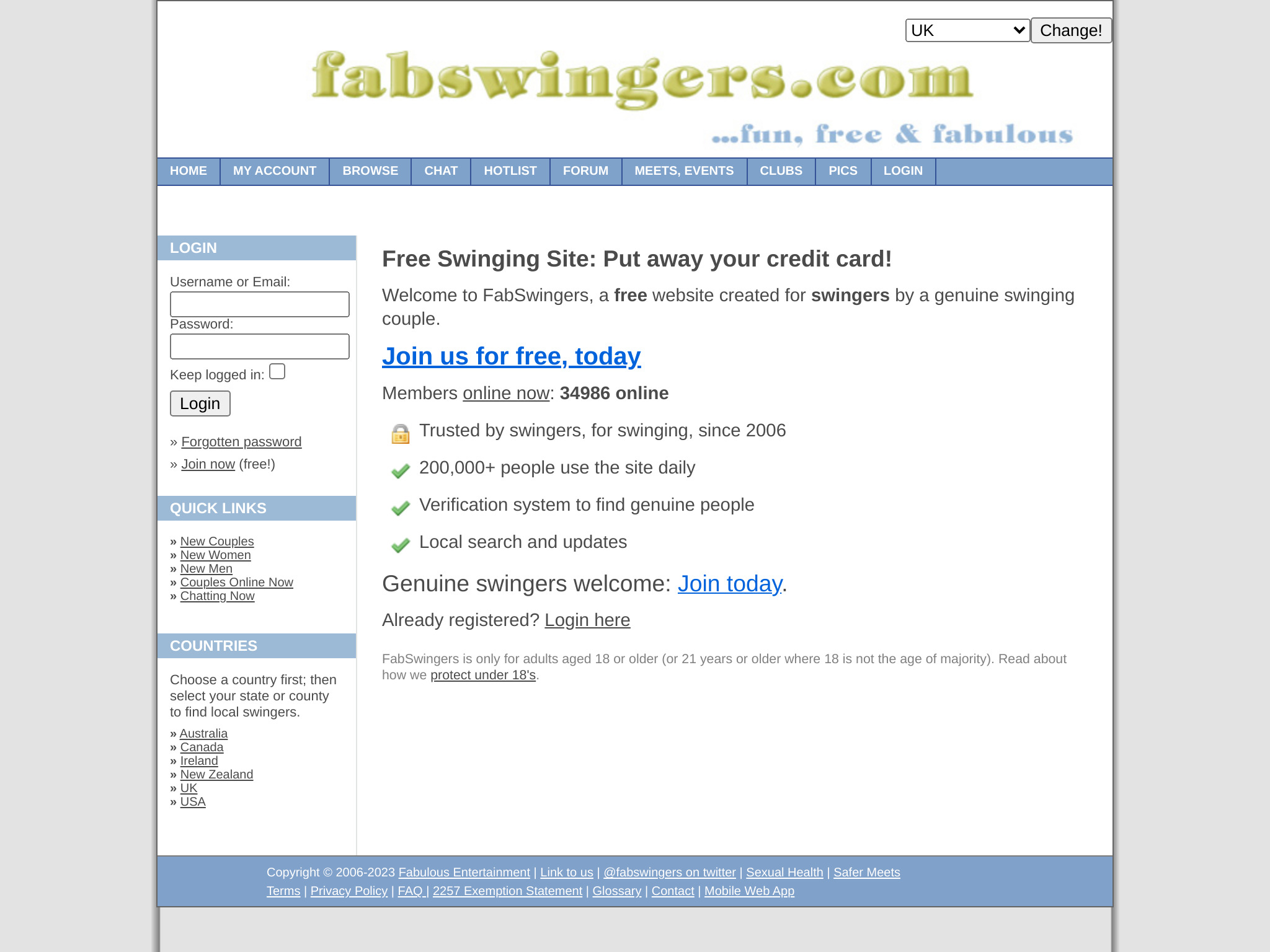 FabSwingers Review 2023 – Cumpre o que promete?